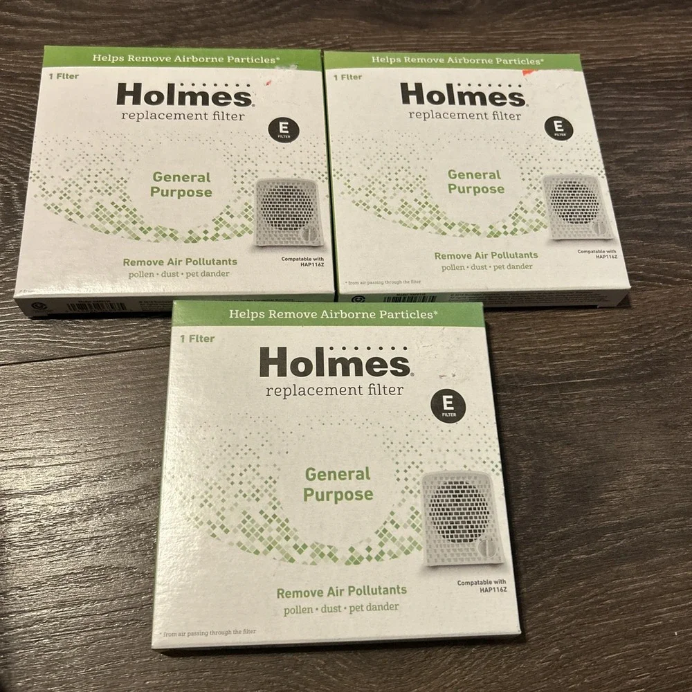 3 Pack - Genuine Holmes Type E General Purpose Filter For HAP116Z Air Purifier